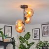 Koyoto Plafoniera, Lampada a sfera Ambrato, 4-Luci