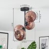 Koyoto Plafoniera, Lampada a sfera Ramato, 4-Luci