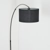 Bassagoda Lampada da terra Cromo, Nero, 1-Luce