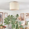 Bassagoda Plafoniera beige, Bianco, 1-Luce