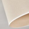 Bassagoda Plafoniera beige, Bianco, 1-Luce