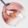 Koyoto Plafoniera, Lampada a sfera 42 cm Oro, Chiaro, Ramato, Grigio fumo, 3-Luci