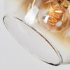 Koyoto Plafoniera, Lampada a sfera 42 cm Oro, Chiaro, Ramato, Grigio fumo, 3-Luci