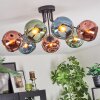 Ripoll Plafoniera, Lampada a sfera Blu, Verde, Ramato, 7-Luci