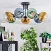 Koyoto Plafoniera, Lampada a sfera 82 cm Blu, Oro, Verde, Chiaro, 7-Luci