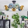 Koyoto Plafoniera, Lampada a sfera 82 cm Blu, Oro, Verde, Chiaro, 7-Luci