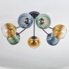 Koyoto Plafoniera, Lampada a sfera 82 cm Blu, Oro, Verde, Chiaro, 7-Luci
