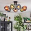 Koyoto Plafoniera, Lampada a sfera 82 cm Blu, Verde, Ramato, 7-Luci