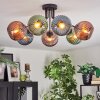 Koyoto Plafoniera, Lampada a sfera 82 cm Blu, Verde, Ramato, 7-Luci