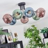 Koyoto Plafoniera, Lampada a sfera 82 cm Blu, Verde, Ramato, 7-Luci