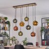 Ripoll Lampadario a sospensione, Lampada a sfera, Lampada a sospensione Écru, Nero, 8-Luci