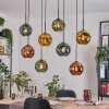Ripoll Lampadario a sospensione, Lampada a sfera, Lampada a sospensione Écru, Nero, 8-Luci