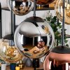 Gastor Lampadario a sospensione, Lampada a sfera, Lampada a sospensione Ambrato, Cromo, Ramato, Grigio fumo, 6-Luci