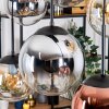 Gastor Lampadario a sospensione, Lampada a sfera, Lampada a sospensione Ambrato, Cromo, Chiaro, Ramato, Grigio fumo, 6-Luci