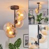 Koyoto Plafoniera, Lampada a sfera 32 cm Ambrato, Chiaro, 4-Luci