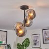 Ripoll Plafoniera, Lampada a sfera Grigio fumo, 4-Luci
