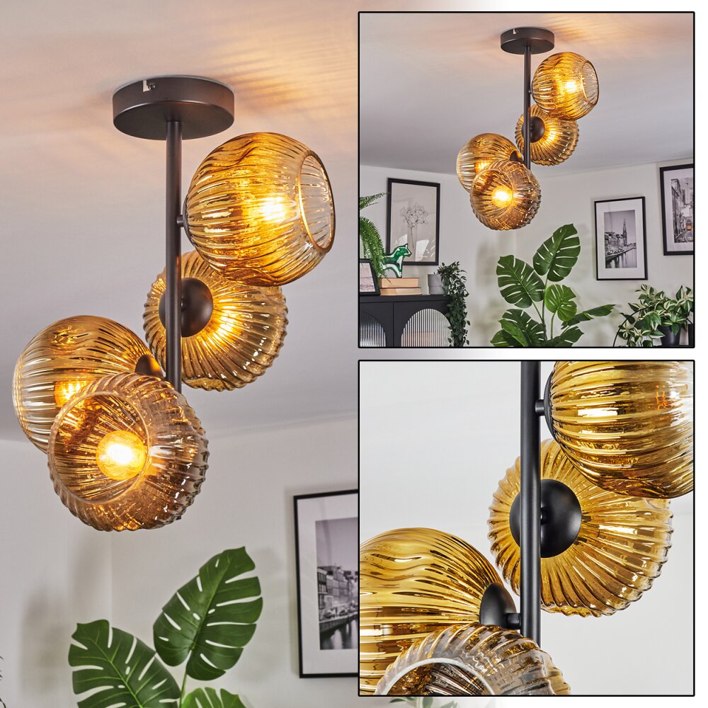 Ripoll Plafoniera, Lampada a sfera Oro, Chiaro, 4-Luci main product photo