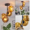Ripoll Plafoniera, Lampada a sfera Oro, Chiaro, 4-Luci
