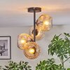 Ripoll Plafoniera, Lampada a sfera Ambrato, Chiaro, 4-Luci