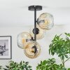 Ripoll Plafoniera, Lampada a sfera Ambrato, Chiaro, 4-Luci