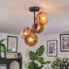 Ripoll Plafoniera, Lampada a sfera Chiaro, Ramato, 4-Luci