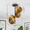 Ripoll Plafoniera, Lampada a sfera Oro, 4-Luci