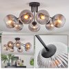 Koyoto Plafoniera, Lampada a sfera 82 cm Chiaro, Grigio fumo, 7-Luci