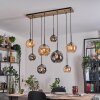 Ripoll Lampadario a sospensione, Lampada a sfera, Lampada a sospensione Écru, Nero, 8-Luci
