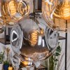 Ripoll Lampadario a sospensione, Lampada a sfera, Lampada a sospensione Écru, Nero, 8-Luci