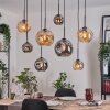 Ripoll Lampadario a sospensione, Lampada a sfera, Lampada a sospensione Écru, Nero, 8-Luci