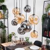 Ripoll Lampadario a sospensione, Lampada a sfera, Lampada a sospensione Écru, Nero, 8-Luci