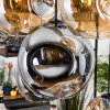 Ripoll Lampadario a sospensione, Lampada a sfera, Lampada a sospensione Écru, Nero, 8-Luci