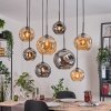 Ripoll Lampadario a sospensione, Lampada a sfera, Lampada a sospensione Écru, Nero, 8-Luci