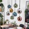 Ripoll Lampadario a sospensione, Lampada a sfera, Lampada a sospensione Écru, Nero, 8-Luci