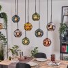 Ripoll Lampadario a sospensione, Lampada a sfera, Lampada a sospensione Écru, Nero, 8-Luci