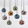 Ripoll Lampadario a sospensione, Lampada a sfera, Lampada a sospensione Écru, Nero, 8-Luci