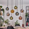 Ripoll Lampadario a sospensione, Lampada a sfera, Lampada a sospensione Écru, Nero, 8-Luci