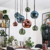 Ripoll Lampadario a sospensione, Lampada a sfera, Lampada a sospensione Écru, Nero, 8-Luci