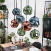 Ripoll Lampadario a sospensione, Lampada a sfera, Lampada a sospensione Écru, Nero, 8-Luci