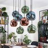 Ripoll Lampadario a sospensione, Lampada a sfera, Lampada a sospensione Écru, Nero, 8-Luci