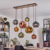 Ripoll Lampadario a sospensione, Lampada a sfera, Lampada a sospensione Écru, Nero, 8-Luci