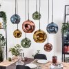 Ripoll Lampadario a sospensione, Lampada a sfera, Lampada a sospensione Écru, Nero, 8-Luci