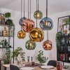 Ripoll Lampadario a sospensione, Lampada a sfera, Lampada a sospensione Écru, Nero, 8-Luci