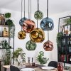 Ripoll Lampadario a sospensione, Lampada a sfera, Lampada a sospensione Écru, Nero, 8-Luci