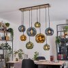 Ripoll Lampadario a sospensione, Lampada a sfera, Lampada a sospensione Écru, Nero, 8-Luci