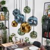 Ripoll Lampadario a sospensione, Lampada a sfera, Lampada a sospensione Écru, Nero, 8-Luci