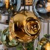 Ripoll Lampadario a sospensione, Lampada a sfera, Lampada a sospensione Écru, Nero, 8-Luci