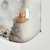 Ripoll Lampada a sfera, Applique Ambrato, Chiaro, Grigio fumo, 3-Luci
