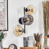 Ripoll Lampada a sfera, Applique Ambrato, Chiaro, Grigio fumo, 3-Luci