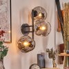 Ripoll Lampada a sfera, Applique Chiaro, Grigio fumo, 3-Luci